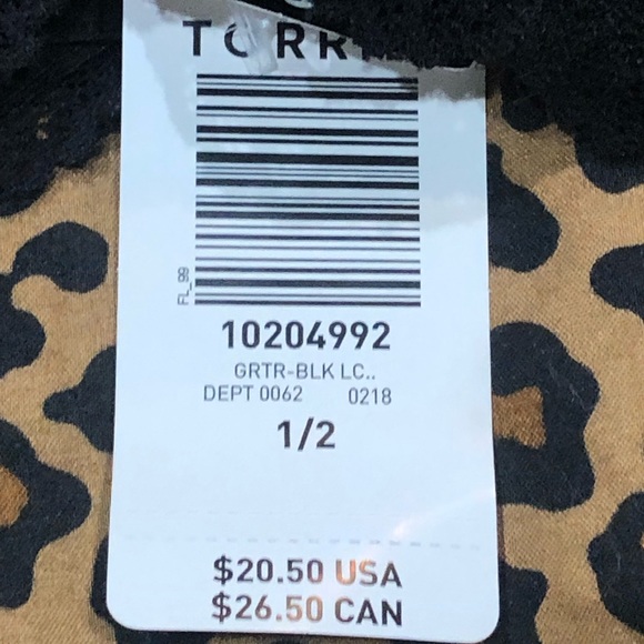 Torrid Garter Belt Black Lace Size 1-2* NWT!🖤 - Picture 9 of 12